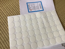 oeny螺絲孔貼孔蓋家具三合一孔貼紙pvc不干膠孔蓋自粘貼環(huán)美貼美容貼 光面暖白122號(hào) 一張54片：只發(fā)一種顏色不拼湊 曬單實(shí)拍圖