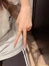 BJYL金色五帝錢戒指女士小眾ins碎碎冰食指環(huán)活口尾戒生日禮物送女友 碎碎金五錢幣戒指 曬單實拍圖