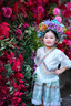 女童傣族夏季連衣裙兒童民族風(fēng)公主裙小女孩漢服傣族服裝2025新款 【DZ8802】女款-綠色六件套 110 cm 曬單實(shí)拍圖