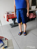 美標(biāo)商場(chǎng)同款男真絲睡褲100%桑蠶絲短褲春夏外穿沙灘褲平角內(nèi)褲家居服 K426-1藏青 3XL (185/84A) 曬單實(shí)拍圖