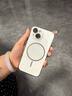 潮虎Magsafe磁吸水晶玻璃適用蘋(píng)果17Promax手機殼iPhone15Pro自帶鏡頭膜14/13簡(jiǎn)約全包16pro防摔保護套 【Magsafe磁吸-水晶玻璃】鋼琴白 iPhone 16 Pro 曬單實(shí)拍圖