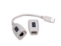 邁拓維矩（MT-viki）USB延長器70米100米 2.0信號放大器轉網線RJ45筆記本臺式電腦連接鼠標鍵盤U盤攝像頭打印機加長線 MT-150FT USB延長器 70米 曬單實拍圖