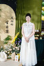 Mandy Zhang重工釘珠刺繡片新中式馬甲背心女夏國風設計感白色上衣 云霧白 S 曬單實拍圖
