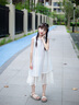 THINKPIRE波西米亞女童連衣裙2025款夏季兒童背心裙子中大童女孩沙灘裙度假 圖片色 170 碼建議身高160CM 曬單實(shí)拍圖