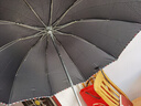 天堂 加大雨傘三折 晴雨兩用商務(wù)傘經(jīng)典格紋10骨大雨傘男女 黑色 曬單實(shí)拍圖