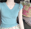 卡吉蘭娜連衣裙2024夏季新款女裝溫柔風氣質(zhì)V領(lǐng)T恤碎花半身裙度假風套裝裙 上衣+半身裙 M 曬單實拍圖