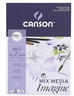 康頌（CANSON）Imagine系列水彩本200g炭筆蠟筆鋼筆速寫(xiě)本彩鉛畫(huà)畫(huà)本 A3 200g 50張美術(shù)寫(xiě)生 曬單實(shí)拍圖