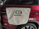 TOJX充電槍防雨罩新能源車電車充電口汽車充電樁防水罩大號保護(hù)蓋擋雨 電池充電款-牛津布-防雨罩-米色 曬單實(shí)拍圖