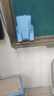 遞樂 磁性噴水黑板擦老師專用磁力鐵可吸附白板水溶性無塵粉筆珊瑚絨布可替換干濕兩用 1840黑板擦+1塊替換布 曬單實(shí)拍圖