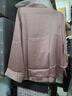 金三塔睡衣女真絲桑蠶絲素色簡約可外穿簡奢家居服 曬單實拍圖
