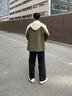 駱駝黃山彩殼夾克撞色情侶運動外套防水戶外短款登山服男女M15CAKI132 曬單實拍圖