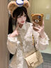 NICEBAD【官方正品】(原WORKSOUT)彩色波點(diǎn)小香風(fēng)外套潮流時(shí)尚 米白色 常規(guī) M 曬單實(shí)拍圖