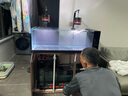 森森（SUNSUN）原生態(tài)溪流缸魚缸造景家用原生缸客廳超白玻璃底濾魚缸包安裝 靜謐黑-豪華款（黑金筒燈）升級(jí)雙重滴濾盒 1.2米長(zhǎng)47.6cm寬40cm缸高+85cm柜高 曬單實(shí)拍圖
