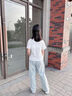 艾卡諾 I.KARNOW女童牛仔闊腿褲2025秋季新款兒童薄款蝴蝶結(jié)直筒褲子女孩秋裝長(zhǎng)褲 13181藍(lán)色牛仔闊腿褲 120 曬單實(shí)拍圖