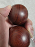 玄同木質(zhì)健身球崖柏酸枝黑檀綠檀保健球 老年人禮物轉球紅木手球 血檀5cm 曬單實(shí)拍圖