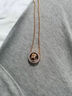 施華洛世奇（SWAROVSKI）Hollow時(shí)來運(yùn)轉(zhuǎn)簡約現(xiàn)代鎖骨鏈人造水晶項(xiàng)鏈女款七夕情人節(jié)禮物 玫瑰金 F 品牌原盒原袋 曬單實(shí)拍圖