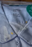全棉時代高含棉月子服春秋季喂奶產(chǎn)后哺乳孕婦睡衣家居服套裝 藍175 曬單實拍圖