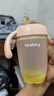 良品物語嬰兒硅膠學(xué)飲水杯6個月以上寶寶吸管杯兒童喝奶瓶喝水防嗆鴨嘴杯 粉色鴨嘴杯【配奶嘴+吸嘴】 260ml 曬單實拍圖