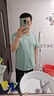 真維斯純色T恤男夏季重磅純棉舒適日系男女同款中性風(fēng)情侶寬松大碼半袖 曬單實(shí)拍圖