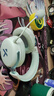 邁從（MCHOSE）V9 Pro游戲耳機(jī)頭戴式電競電腦耳機(jī)三角洲行動fps吃雞聽聲辨位電競芯片聲卡7.1聲道無線藍(lán)牙有線 【V9 Pro 無線7.1版】53mm大動圈-白藍(lán) 曬單實(shí)拍圖