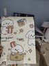 若萸可愛卡通禮物包裝紙大尺寸禮品包裝禮盒手工diy材料高級(jí)感裝飾紙 【爆米花小狗】6張/每張70*50cm 帶麻繩1捆10m+雙面膠5mm*4.5m 曬單實(shí)拍圖