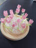 硯璽郁金香小夜燈手工DIY生日禮物女生桌面擺件高級感氛圍燈畢業(yè)禮物 9朵粉色郁金香 曬單實拍圖