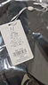 玖姿·安娜蔻通勤clean fit解構(gòu)感編織腰帶寬松連衣裙夏款 素黑 3XL 曬單實(shí)拍圖