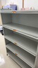 雙將家用鋼制書柜多層落地兒童書架帶門防塵臥室收納柜客廳翻門儲物柜 四門5層 長100* 高145cm 優(yōu)雅白35cm深【黑白可選】0甲醛 曬單實(shí)拍圖