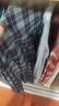 Levi's?SilverTab?25年春夏新款男士美式復(fù)古格子休閑針織襯衫 黑綠 M 曬單實拍圖