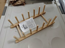 宜家（IKEA）OSTBIT奧比特盤子架竹制置物架廚房收納架多功能架子神器 盤子架竹 曬單實拍圖