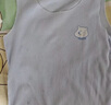 童泰夏季寶寶衣服輕薄上衣透氣男女兒童無(wú)痕吊帶背心2件裝咖白90cm 曬單實(shí)拍圖