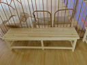 唐澎實(shí)木長(cháng)條凳實(shí)木長(cháng)凳木凳子長(cháng)條凳換鞋凳床尾凳浴室凳桑拿凳公園長(cháng) 雙層加固130*40*40 曬單實(shí)拍圖