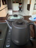 吉谷（K·KOU）全自動(dòng)雙邊上水電熱水壺電燒水壺電茶壺鍋壺同煮 茶臺燒水壺一體桌茶具套裝泡茶1.0L+0.8L TC017B 曬單實(shí)拍圖