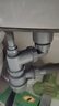 LTOT【德國(guó)】廚房洗菜盆下水管配件水槽套裝防臭排水管三通洗碗池通用 升級(jí)款【單110】單槽下水套裝 曬單實(shí)拍圖