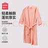 名創(chuàng)優(yōu)品（MINISO）兒童浴袍女秋冬吸水女童斗篷寶寶洗澡裹巾睡袍可穿浴巾 小萌兔 曬單實拍圖