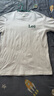 LEESRTROI2025新款夏季短袖t恤男女情侶裝重磅寬松百搭純棉半袖上衣服夏裝 珍珠白 M 約100-120斤可穿 曬單實(shí)拍圖