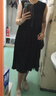 旅途原品ltyp 真絲亞麻肌理皺感優(yōu)雅輕社交無袖連衣裙女秋A字長裙 98%桑蠶絲-經(jīng)典黑 M 曬單實拍圖