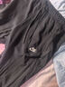 耐克（NIKE）男運(yùn)動(dòng)褲 夏季薄款 單層針織 直筒休閑BV2767-010黑L 曬單實(shí)拍圖