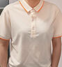 鑫俊達(dá)業(yè)夏季高端翻領(lǐng)polo衫工作服t恤定制印logo團(tuán)體工衣透氣文化衫短袖 【高端新疆棉】—杏色 L 曬單實(shí)拍圖