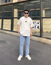 VDJ輕奢品牌2025新款牛仔褲夏季男士中年寬松直筒百搭長褲 復古藍高檔禮盒 30 (180) 曬單實拍圖