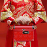 目送（musong）禮金盒 婚慶首飾彩禮盒結(jié)婚陪嫁禮金箱新娘彩禮盒子新人聘禮彩禮 大號(hào)(可放三金+20萬) 下單送錢套 曬單實(shí)拍圖