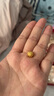 金小貅黃金轉(zhuǎn)運珠999足金車花珠圓珠路路通吊墜項鏈掛墜手串DIY隔珠 0.97g,車花圓珠【多退少補(bǔ)】 曬單實拍圖