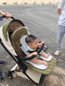 DearMom嬰兒推車羅馬假日雙向折疊可坐可躺輕便高景觀帶減震手推車 Max 曬單實拍圖