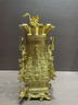 銅鈺緣黃銅蓮鶴方壺?cái)[件國(guó)寶復(fù)刻吉金青銅器工藝品河南特色文化禮品 高16.5*長(zhǎng)7.5*寬7.5cm 曬單實(shí)拍圖