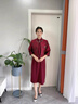 皮爾卡丹媽媽秋裝結(jié)婚禮服兩件套2025新款高貴喜婆婆婚宴裝洋氣改良旗袍裙 紅色 XL 【推薦105斤以內(nèi)穿】 曬單實拍圖