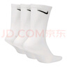 耐克(NIKE)襪子男子 速干透氣運動襪 中筒襪三雙裝SX7676-010黑XL 曬單實拍圖