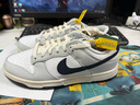 耐克NIKE男子休閑板鞋 DUNK 舒適緩震運動鞋HF4299-001白黑灰 42 曬單實拍圖