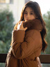 DRPR品牌女裝新品白鴨絨羽絨服女2025冬季加厚寬松氣質(zhì)外套女面包服 焦糖咖 S (80-105 斤) 曬單實(shí)拍圖
