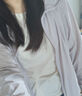 迪卡儂戶外防曬衣女皮膚衣夏季防曬服連帽風衣外套運動薄款輕薄防紫外線 女款淺紫色（男士可選大1~2碼） L 曬單實拍圖