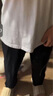李寧短袖T恤寬松男女款春夏簡約純色百搭圓領(lǐng)運動上衣AHSU743 曬單實拍圖